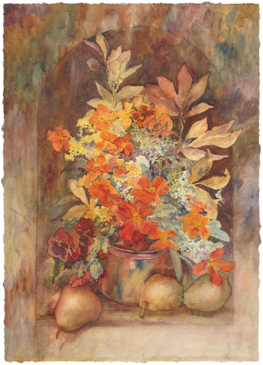 Poppies & Pears, 23" X 16" - Still Life Photography (800x800), Png Download