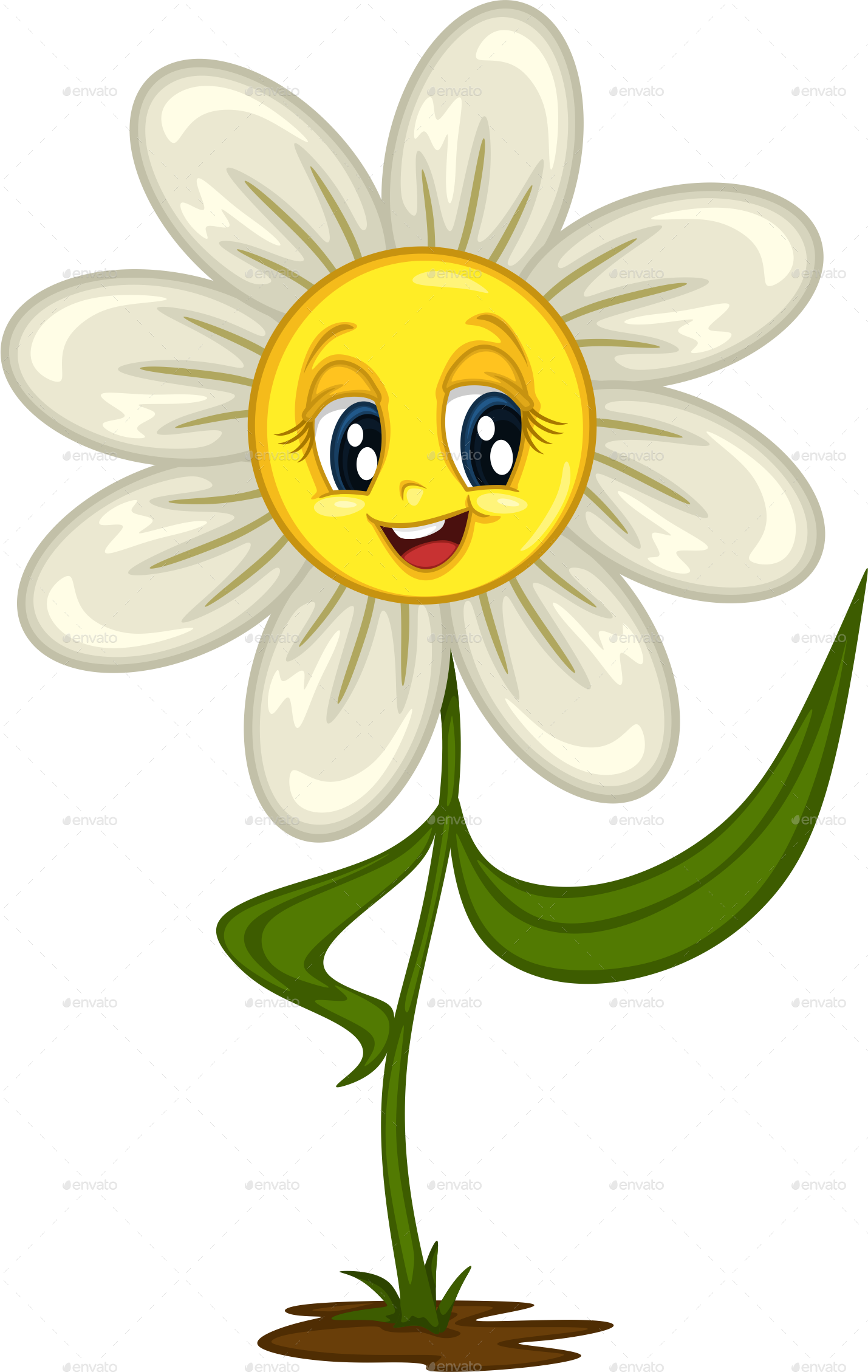 Daisy Stickers For Diffe Cartoon Flower Png Picture - Easy Beginner Mandala Drawings (1429x2258), Png Download
