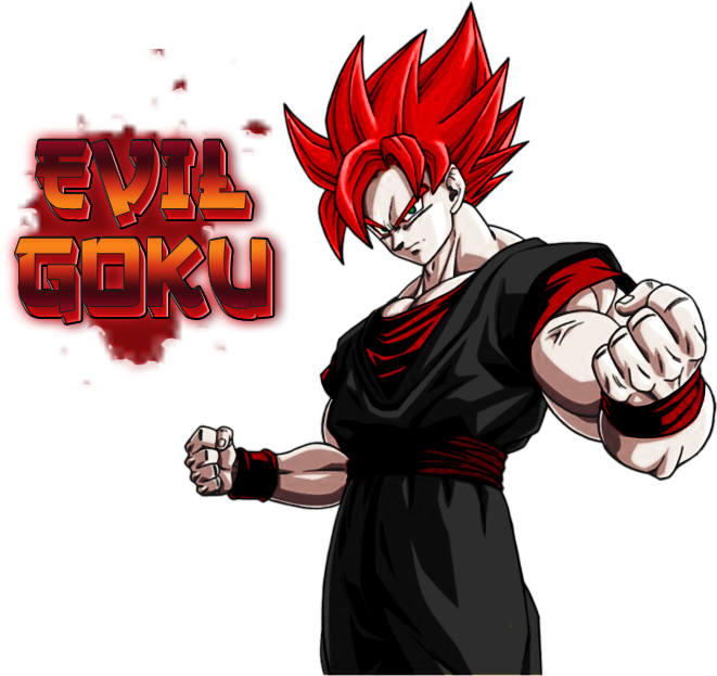 Evil Goku - Evil Goku Dragon Ball Af (692x624), Png Download