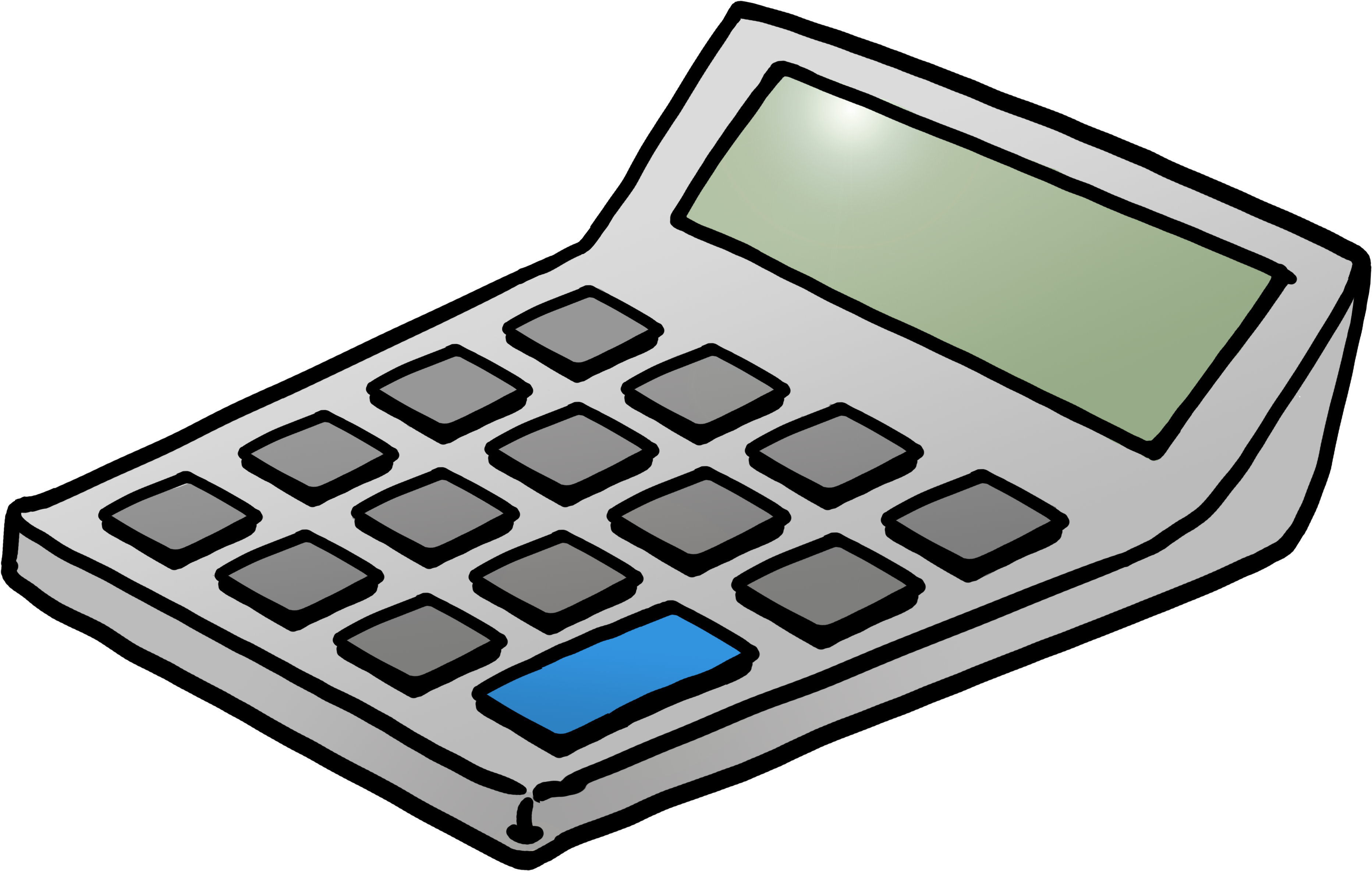 Calculator Cliparts - Calculator Clipart (4000x3000), Png Download