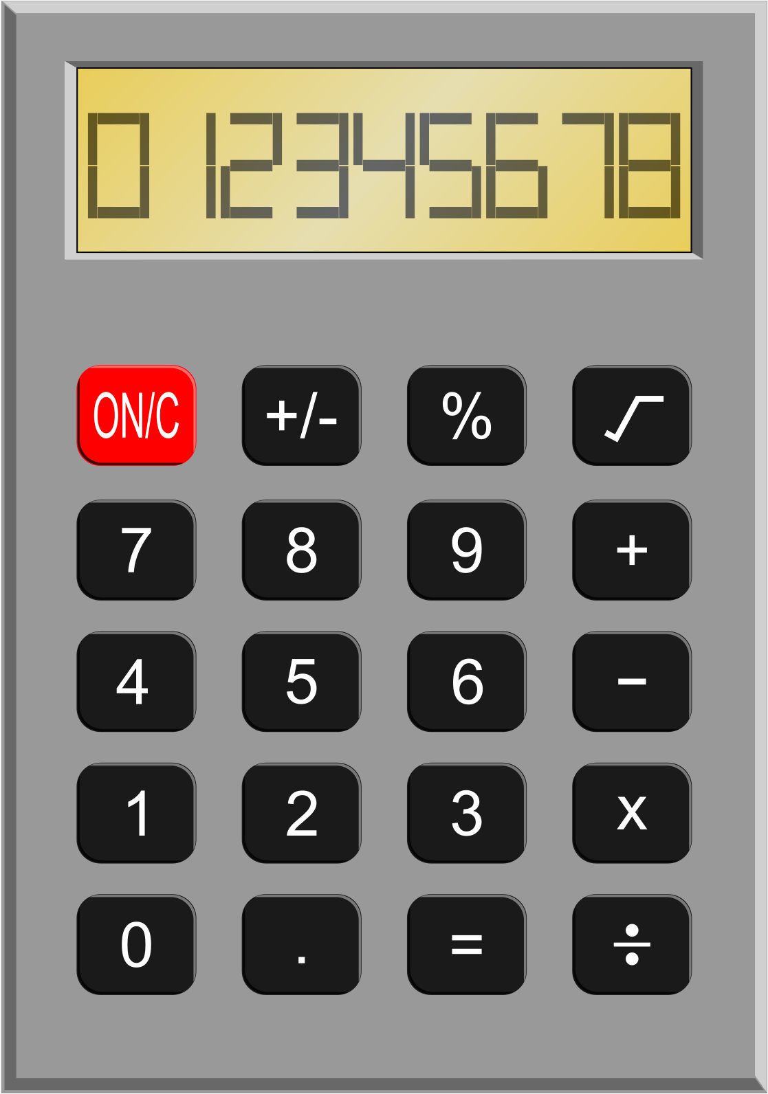 Vintage Calculator Png Image - Funny Calculator Wall Clock (1697x2400), Png Download