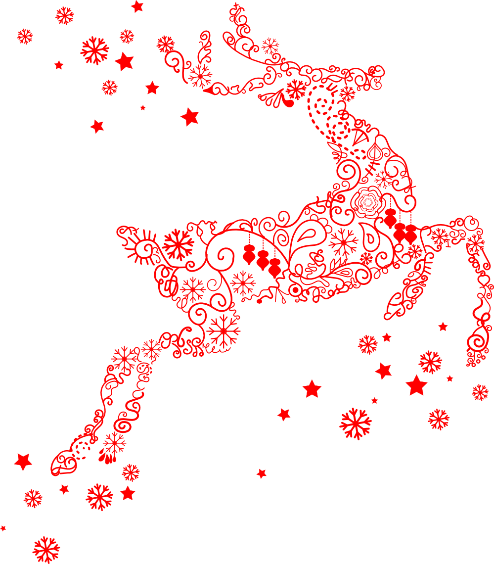 Download Raindeer 999px 207 - Christmas Reindeer Vector Png - HD ...