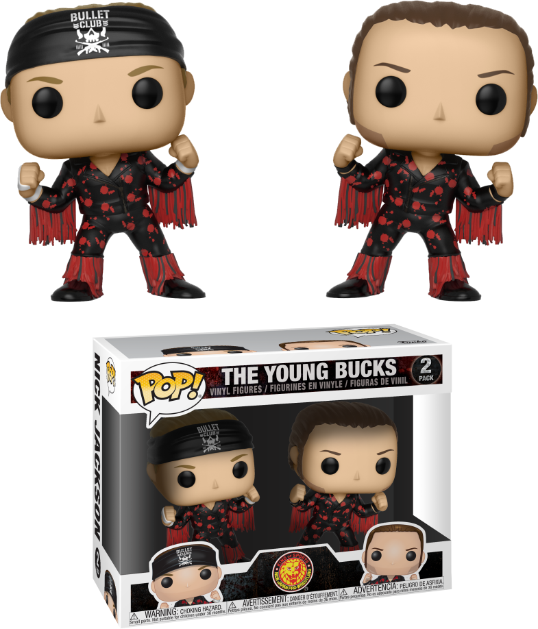New Japan Pro Wrestling - Bullet Club Funko Pop (600x600), Png Download