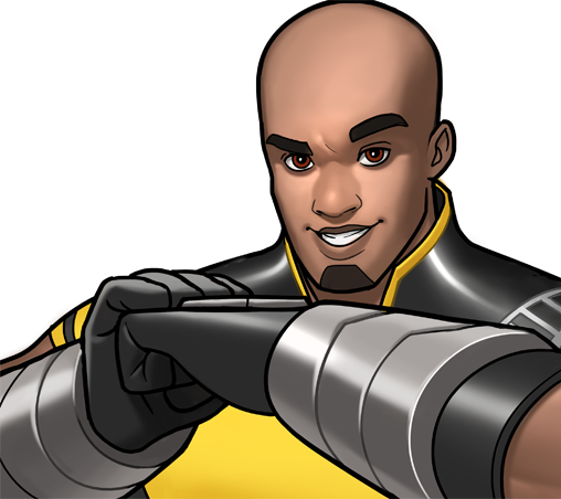Luke Cage From Marvel Avengers Academy 002 - Marvel Avengers Academy Luke Cage (508x452), Png Download