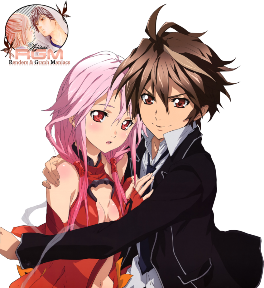 Guilty Crown Png Hd - Guilty Crown Inori Et Shu (867x922), Png Download