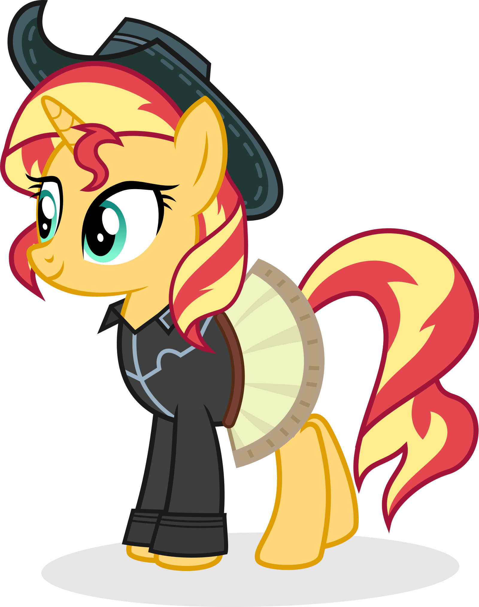 Cowgirl Shimmer By Punzil504-db9keyr - Sunset Shimmer (1600x2025), Png Download