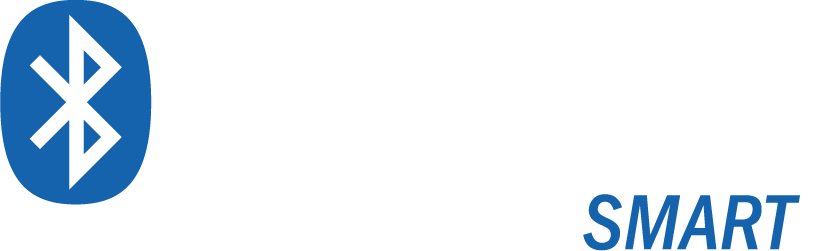 Why Bluetooth® With Mesh - Bluetooth Smart White Logo (833x251), Png Download