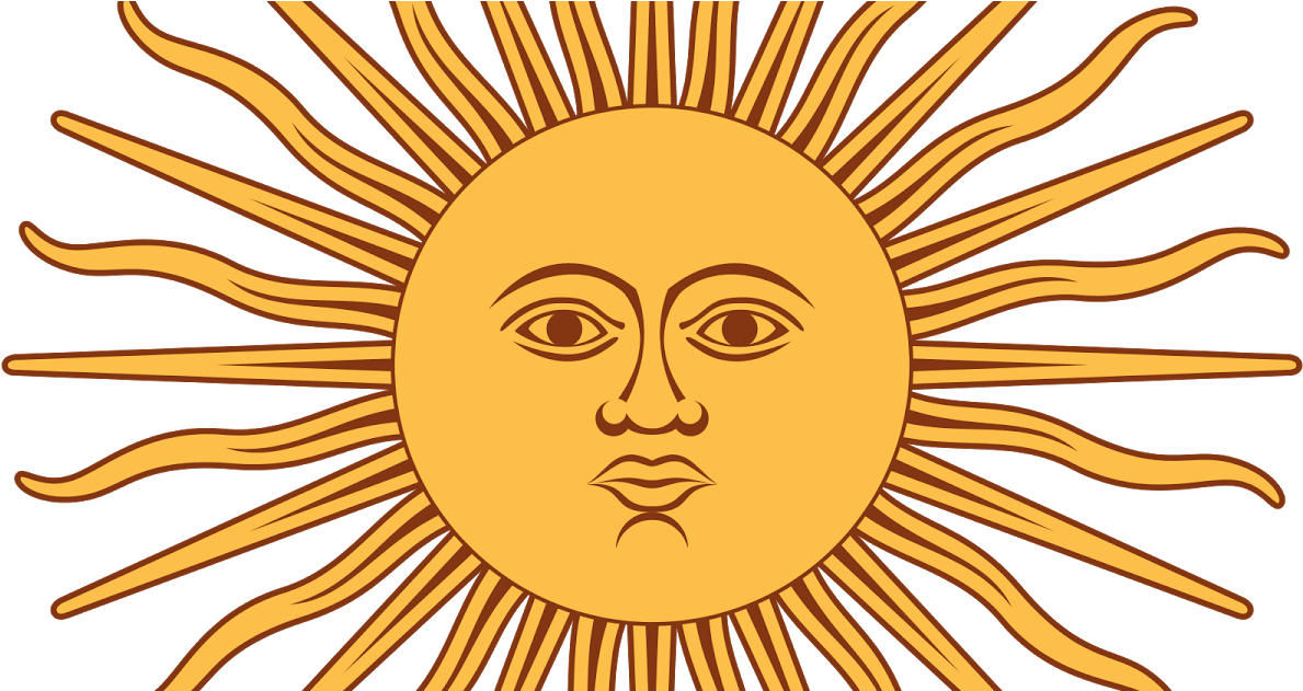 376 Kb Png - Middle Of The Argentina Flag (1200x630), Png Download