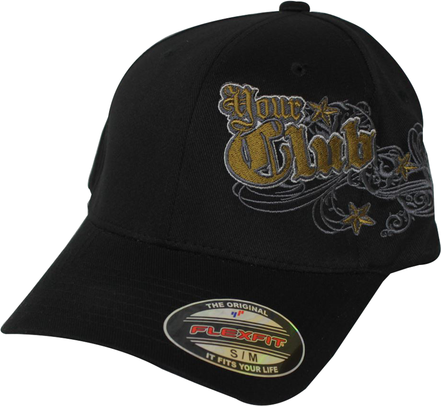 6277 Flexfit “star Shine” - Faux Leather Diamond Quited Original Flexfit Peak Cap (1002x891), Png Download