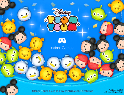 [global]casual Puzzle Game "line - Disney Tsum Tsum Tsum Png (560x320), Png Download