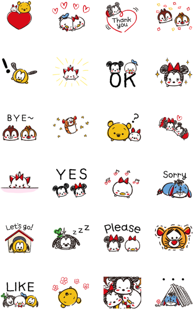 Disney Tsum Tsum - Tsum Tsum 貼圖 (420x673), Png Download