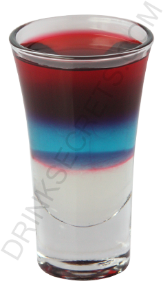 French Flag Cocktail Image - Drink French (450x600), Png Download