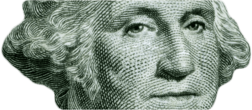 The Morning Wire - George Washington (847x372), Png Download