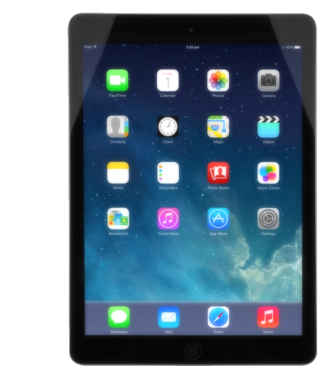 Ipadair - Apple Ipad: Air-16gb/gray (md785ll/a) (1000x750), Png Download