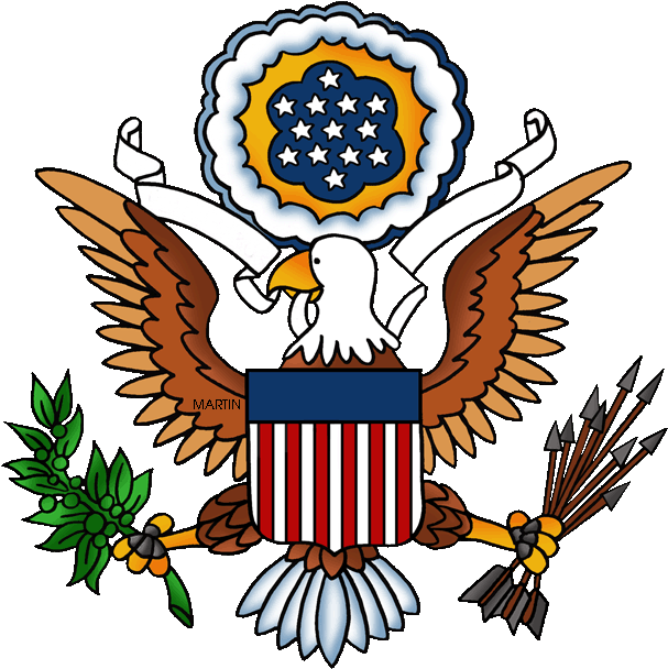 Free - Great Seal Of The United States Clipart (632x648), Png Download