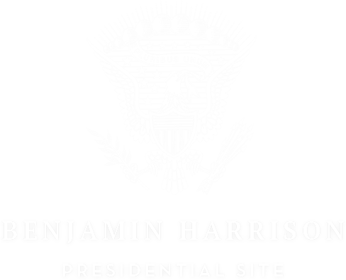Benjamin Harrison Presidential Seal Logo - Benjamin Harrison (488x396), Png Download