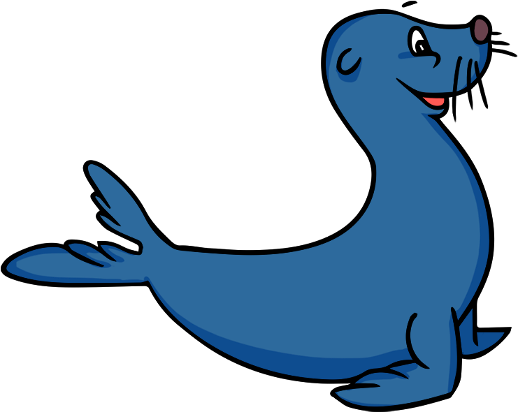 Image Royalty Free Library Baby Seal Clipart - Clip Art Seal (800x679), Png Download
