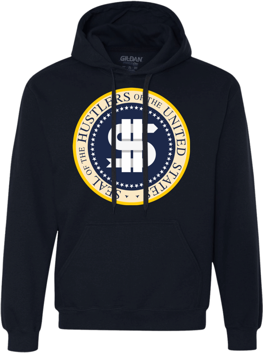 Hustler Presidential Seal Hoodie - Sweater (1155x1155), Png Download