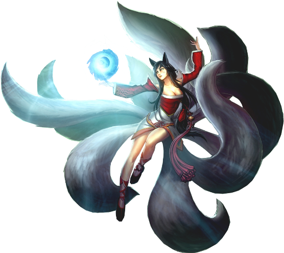 Ahri Splashart Classic Png Image - League Of Legends Ahri Png (800x513), Png Download