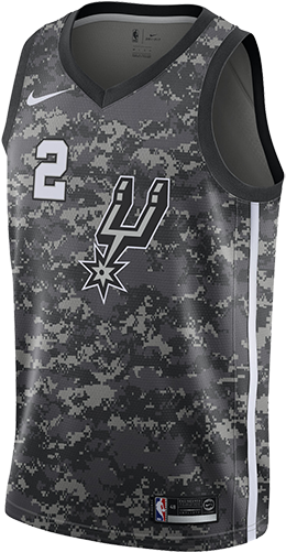 Nike Nba San Antonio Spurs Kawhi Leonard City Edition - San Antonio Spurs Uniforme (500x500), Png Download