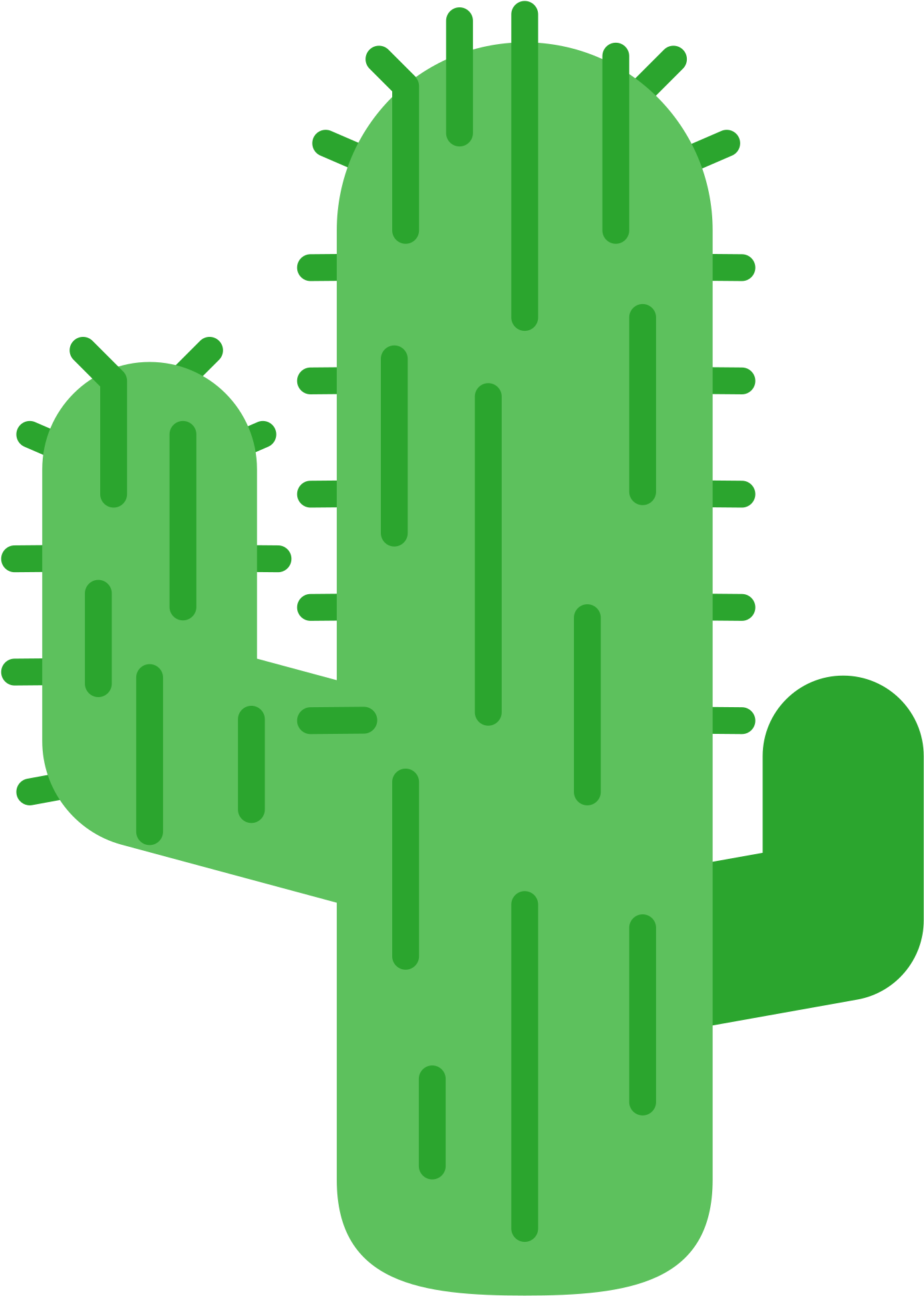 Emoji Clipart Cactus - Cacto Png (2000x2000), Png Download