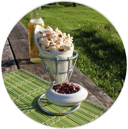 Wild Hibiscus Flower Salt Popcorn - Gelato (500x502), Png Download