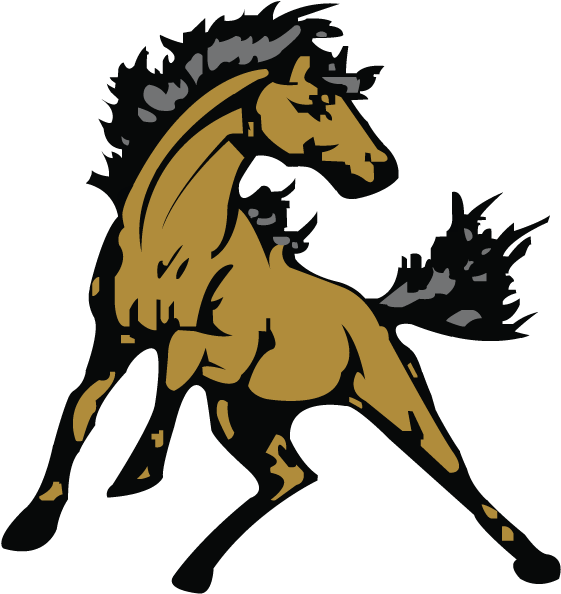 Png Library Larson Kimberly Effingham County Boe Schools - Mustangs Mascot Logo (607x612), Png Download