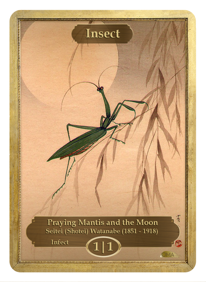 Insect Token By Seitei Watanabe - 6 6 Beast Token Kaladesh (822x1122), Png Download