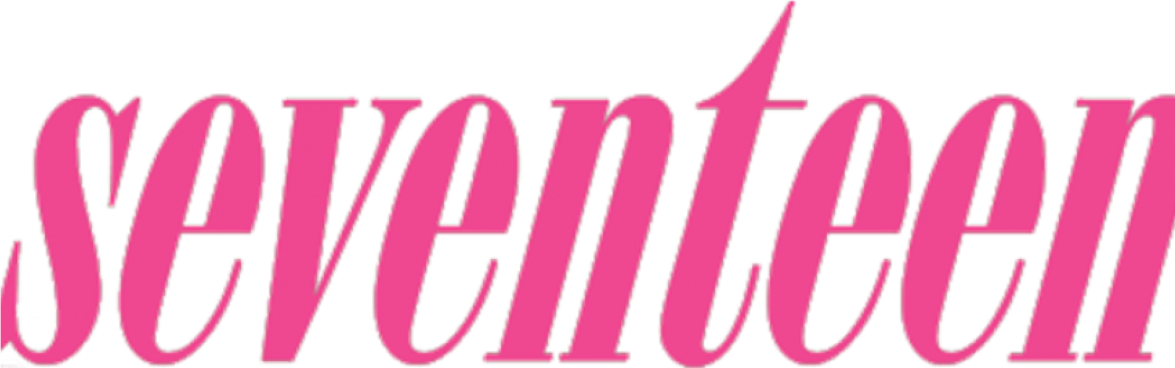 Be On The Cover Of Seventeen - Seventeen Magazine Logo Transparent (1700x540), Png Download