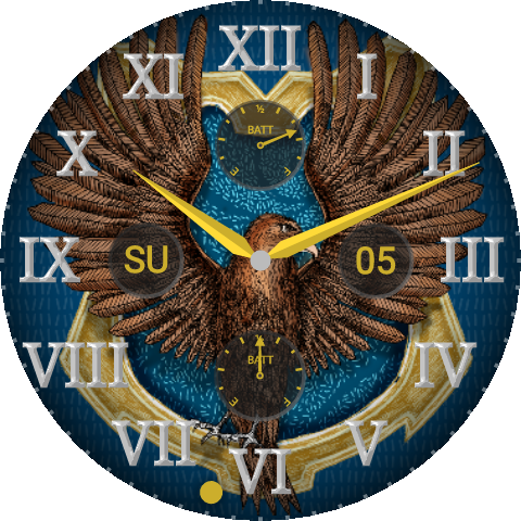 Ravenclaw House - Wall Clock (480x480), Png Download