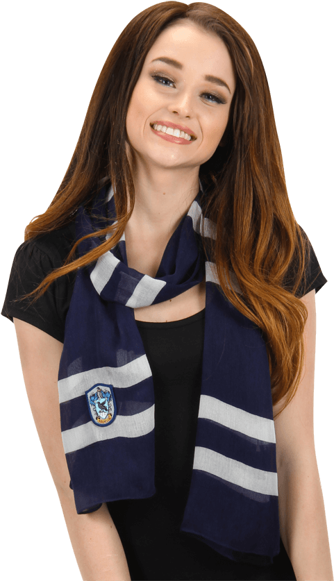 Harry Potter Lightweight Ravenclaw Scarf - 4 Houses In Harry Potter Scarf (850x850), Png Download