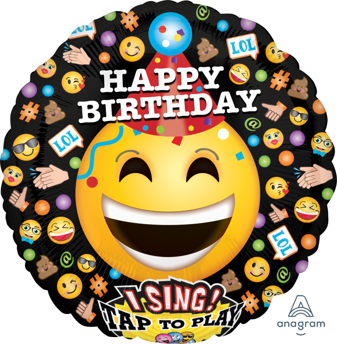 Happy Birthday Kitten Balloon - Singing (686x700), Png Download