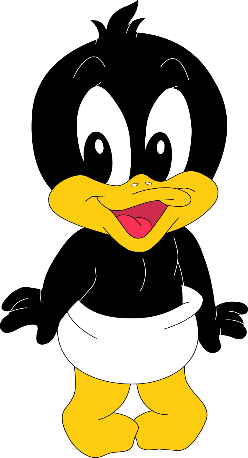 Baby Daffy Duck And Bugs Bunny (427x790), Png Download