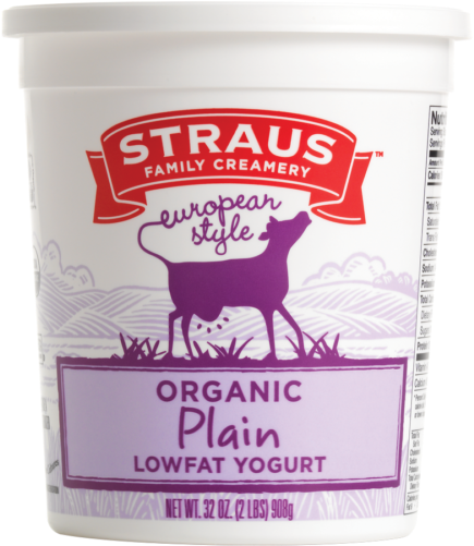Share - Straus Family Creamery Yogurt (500x500), Png Download