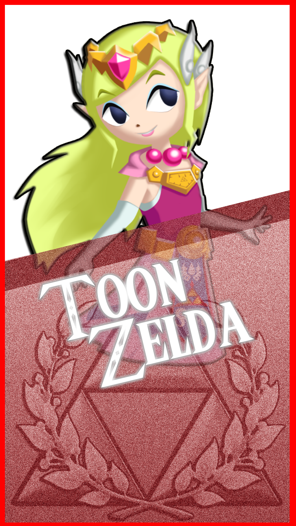 Toon Zelda Zzz - The Legend Of Zelda (1024x1820), Png Download