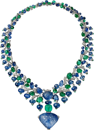 High Jewelry Necklace - Cartier High Jewelry Necklace (314x431), Png Download