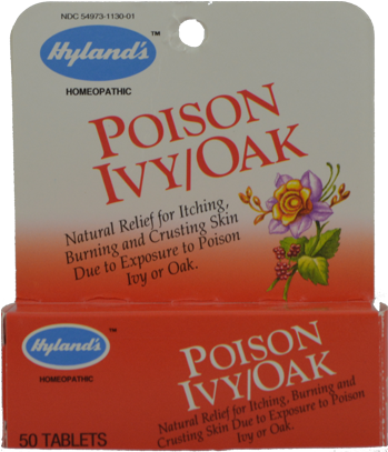 Hyland's Poison Ivy/oak Tablets - Hyland's Poison Ivy/oak, Tablets - 50 Count (400x600), Png Download