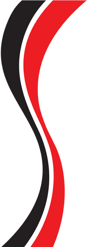Linea Roja Negra-3 (297x822), Png Download