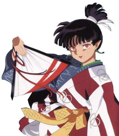 Kagura Inuyasha 1 - Personajes De Inuyasha Kagura (411x469), Png Download