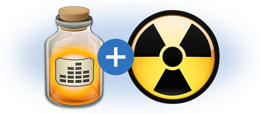 Deals Ah Fs Bundle@2 - Radiation Symbol Black And White (912x400), Png Download