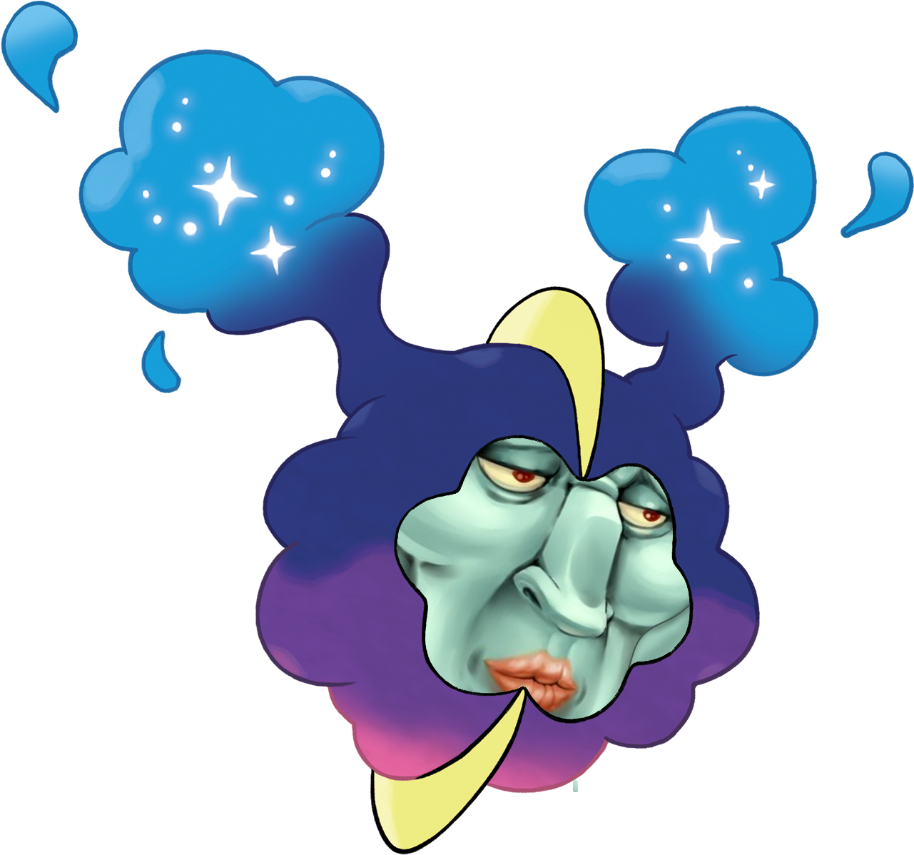Handsome Cloud - Pokemon Sun And Moon Nebby (1280x1280), Png Download