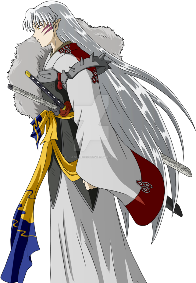 Related Wallpapers - Lord Sesshomaru And Rin (762x1049), Png Download