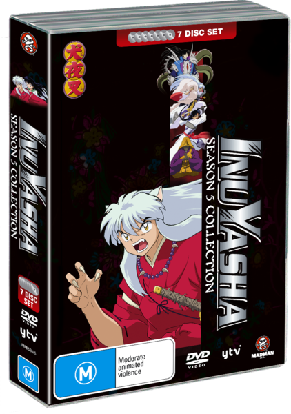 Original Size - Inuyasha Season 5 Collection (dvd) (422x600), Png Download