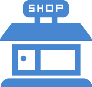 Business, Store, Buildings, Restaurant, Coffee Shop - Shop Icon (350x350), Png Download