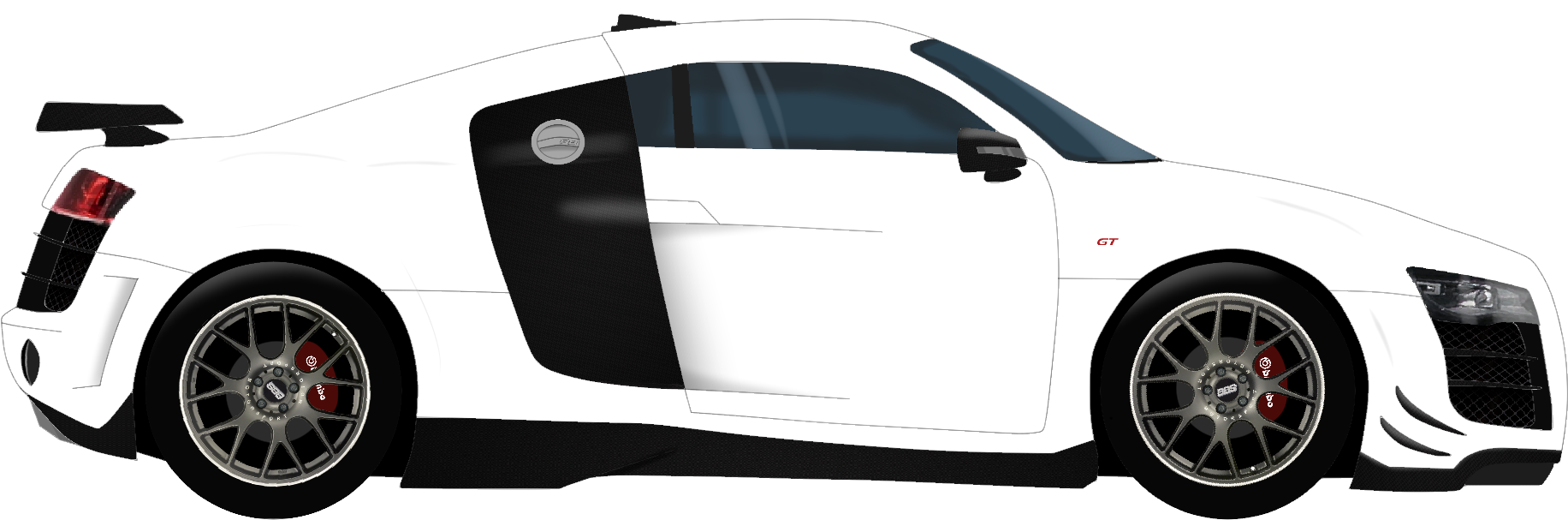 Audi R8 Gt Project - Audi R8 (2500x1800), Png Download