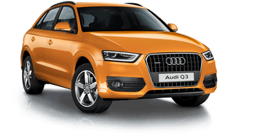 Orange Audi Q3 - Audi Q3 (400x400), Png Download