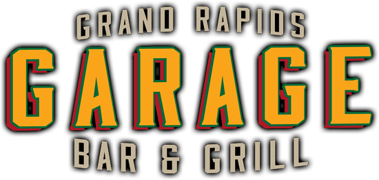 Grand Rapids Garage Bar & Grill (550x261), Png Download