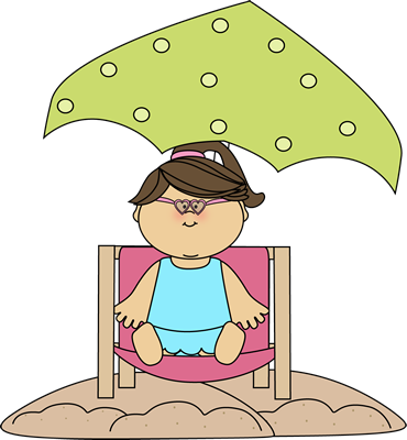 Beach - Girl On The Beach Clip Art (370x400), Png Download