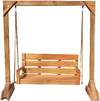 Country Swing And Stand - Swing Wood Chair Png (400x400), Png Download