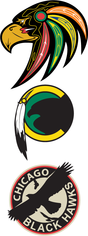 Alternatives To Blackhawks Logo Alternative To, Chicago - Sugar Cookie (341x912), Png Download